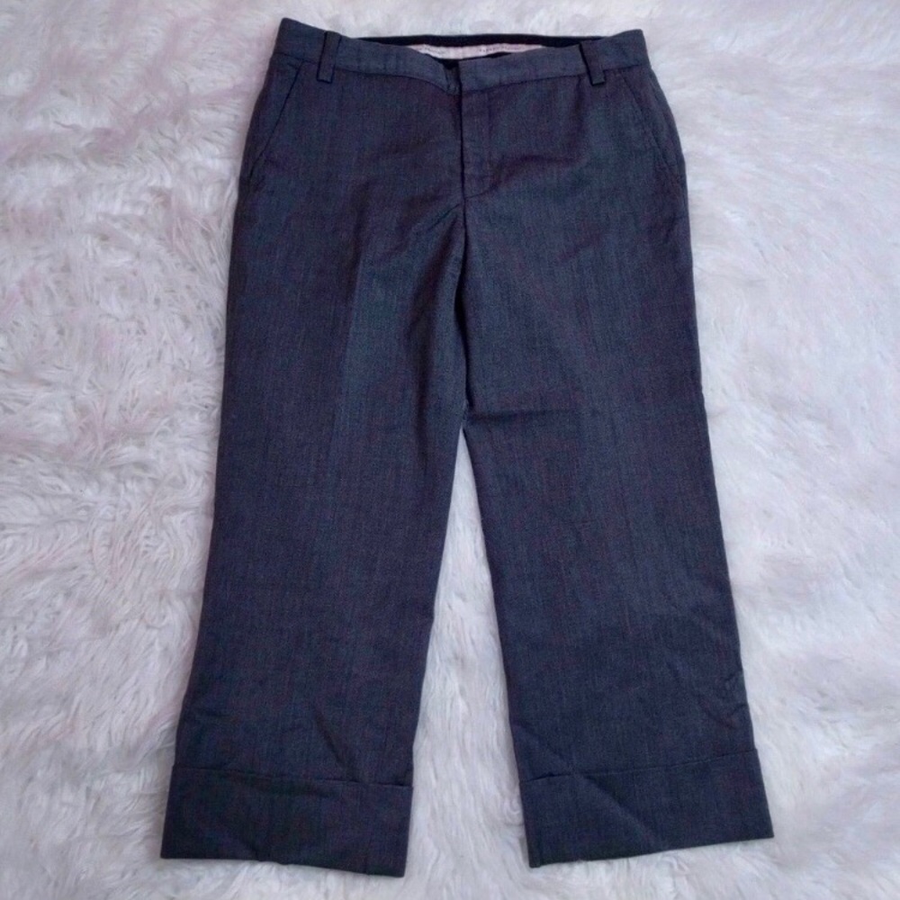 @ Banana Republic sz 8 Grey Cropped Martin Pants